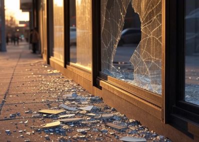 vitrage casse fer design