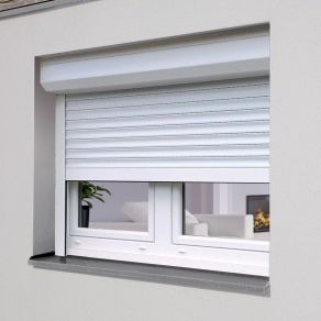 volet roulant aluminium recoupable a manivelle fer design